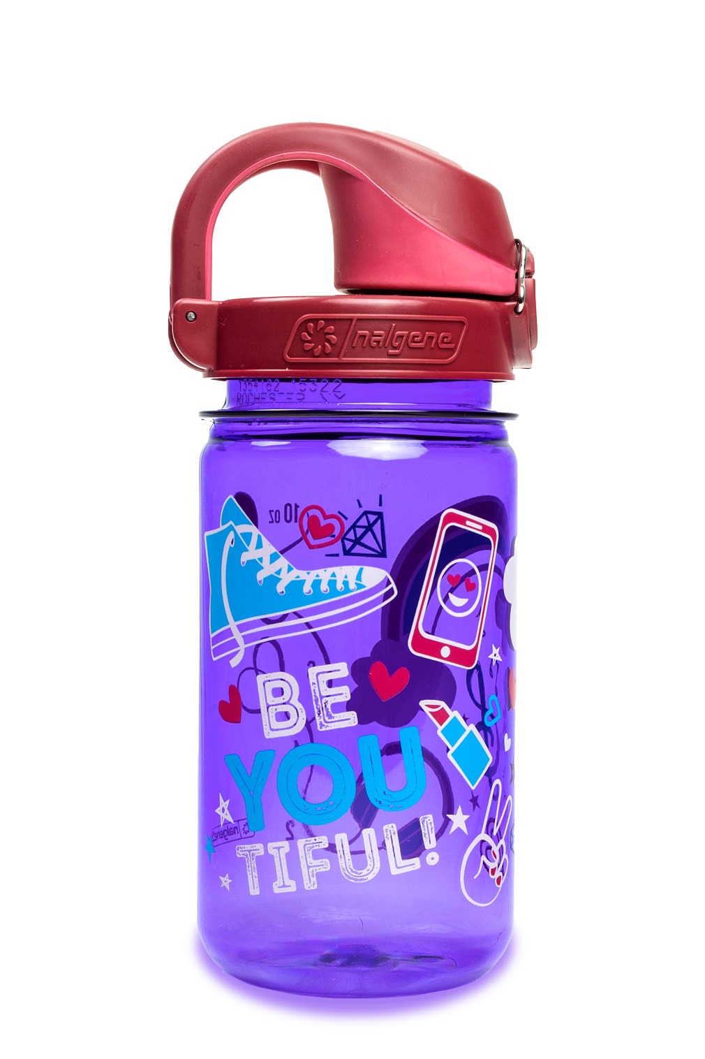 12oz On-The-Fly Kids Lock-Top Bottle with Graphics - Essential Offering A0